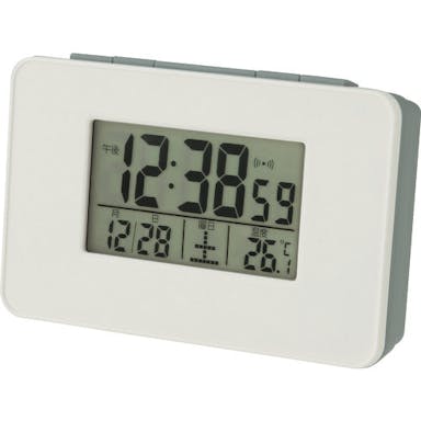 【CAINZ-DASH】アデッソ 電波目覚まし時計【別送品】