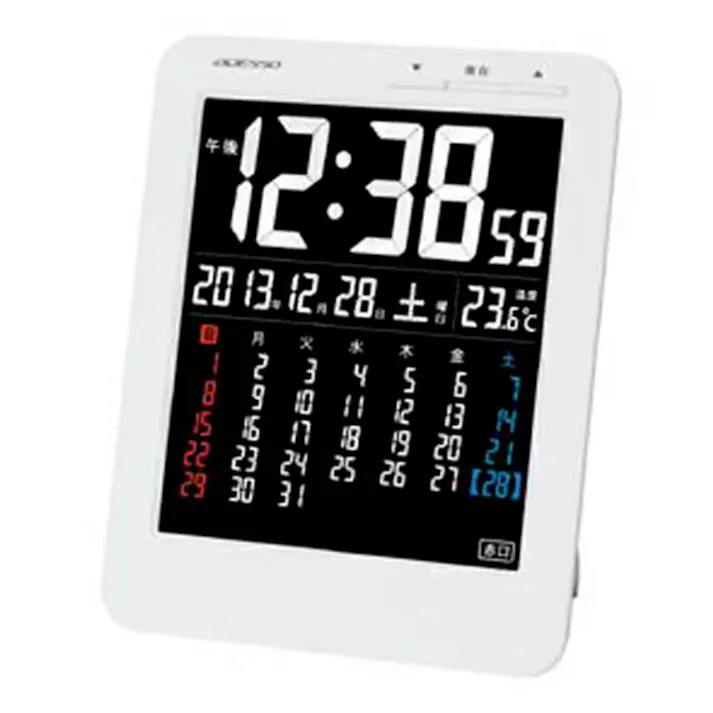 アデッソ カラーカレンダー電波時計 NA-929(販売終了)