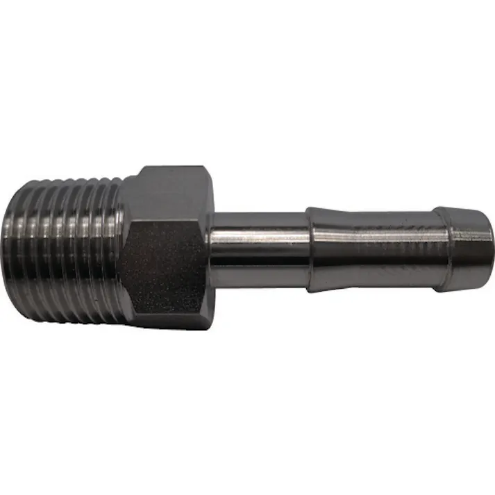 【CAINZ-DASH】八興販売 柔軟フッ素チューブ専用継手(ニップルタイプ) 9φ用 FTS-9【別送品】