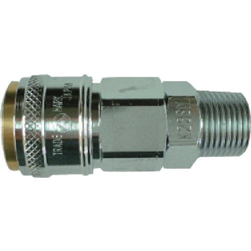 八興販売 ワンタッチカップリングソケット R3/8オネジ K23-SM 金属カップリング 八興販売 ワンタッチカップリングソケット R3/8オネジ K23-SM 金属カップリング
