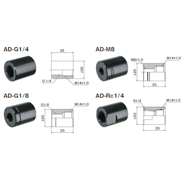 【CAINZ-DASH】ジョプラックス アダプタG1/4 ADG1/4【別送品】