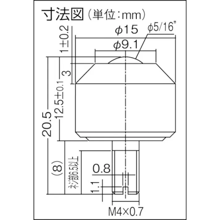 【CAINZ-DASH】井口機工製作所 上向用ボールキャスター イグチベアー IS-08SNM ステンレス製 IS-08SNM【別送品】