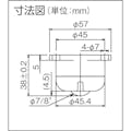 【CAINZ-DASH】井口機工製作所 オール樹脂製下向きイグチベアー IPK-22【別送品】