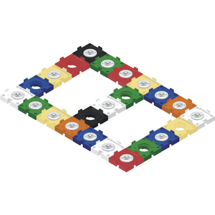 【CAINZ-DASH】井口機工製作所 イグチベアー取付ベース パズル緑色 PZ75-GR【別送品】