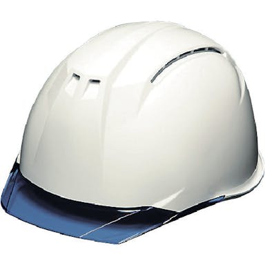 【CAINZ-DASH】ＤＩＣプラスチック安全資材営業部 透明バイザーヘルメット　ＡＰ１１ＥＶＯ－ＣＷ　ＫＰ　白／ブルー AP11EVO-CW-HA6-KP-W/B【別送品】