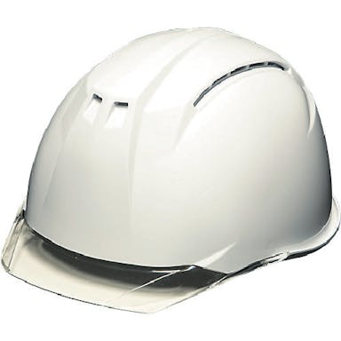 【CAINZ-DASH】ＤＩＣプラスチック安全資材営業部 透明バイザーヘルメット　ＡＰ１１ＥＶＯ－ＣＷ　ＫＰ　白／クリア AP11EVO-CW-HA6-KP-W/C【別送品】