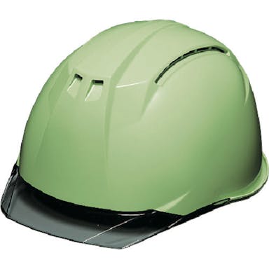 【CAINZ-DASH】ＤＩＣプラスチック安全資材営業部 透明バイザーヘルメット　ＡＰ１１ＥＶＯ－ＣＷ　ＫＰ　フレッシュグリーン／スモーク AP11EVO-CW-HA6-KP-FG/S【別送品】