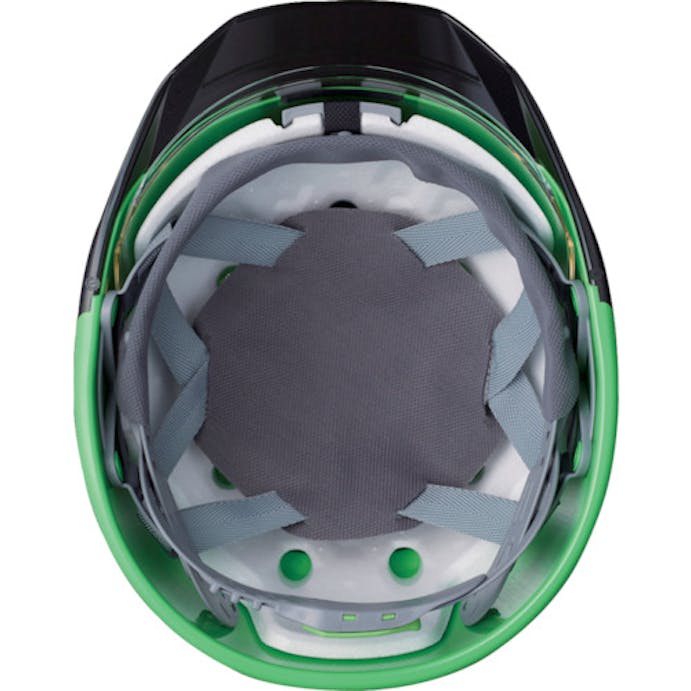【CAINZ-DASH】ＤＩＣプラスチック安全資材営業部 透明バイザーヘルメット（シールド面付）　ＡＰ１１ＥＶＯ－ＣＳＷ　ＫＰ　白／クリア AP11EVO-CSW-HA6-KP-W/C【別送品】