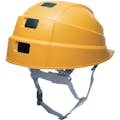 【CAINZ-DASH】ＤＩＣプラスチック安全資材営業部 折りたたみヘルメット　ＩＺＡＮＯ２　イエロー　ＫＰ IZANO2 AA21-Y KP【別送品】
