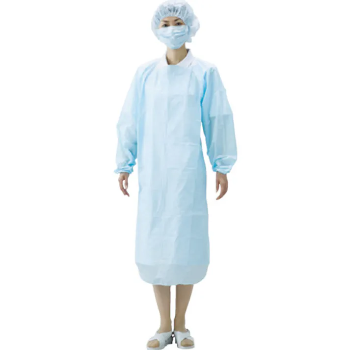 【CAINZ-DASH】アイテックス 袖付PEエプロン (50枚入) ASPE-F-1【別送品】