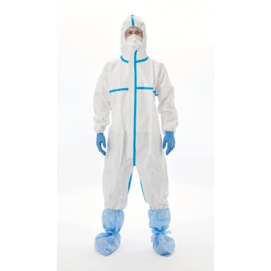 【CAINZ-DASH】アイテックス 化学防護服　マストガードＡ－１０２　Ｍ　適合身長１５５～１７０ｃｍ A102-M【別送品】