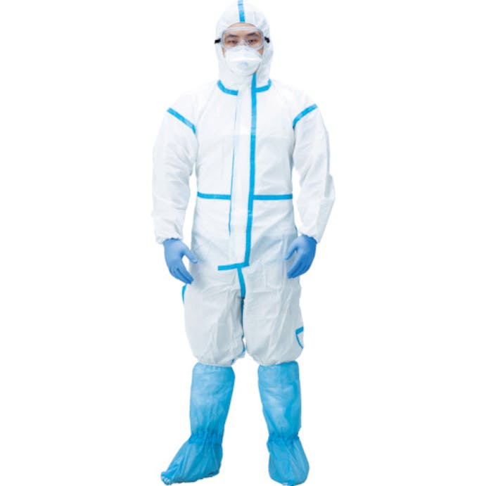 【CAINZ-DASH】アイテックス 化学防護服　マストガードＡ－１０２　３Ｌ　適合身長１７０～１８５ｃｍ A102-3L【別送品】