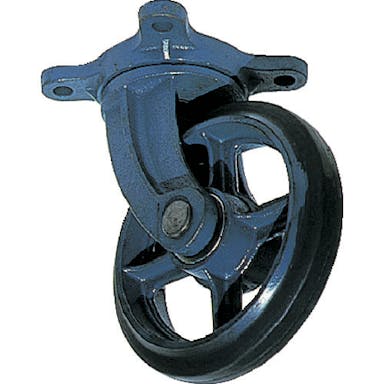 【CAINZ-DASH】京町産業車輌 鋳物製自在金具付ゴム車輪１３０ＭＭ AJ-130【別送品】
