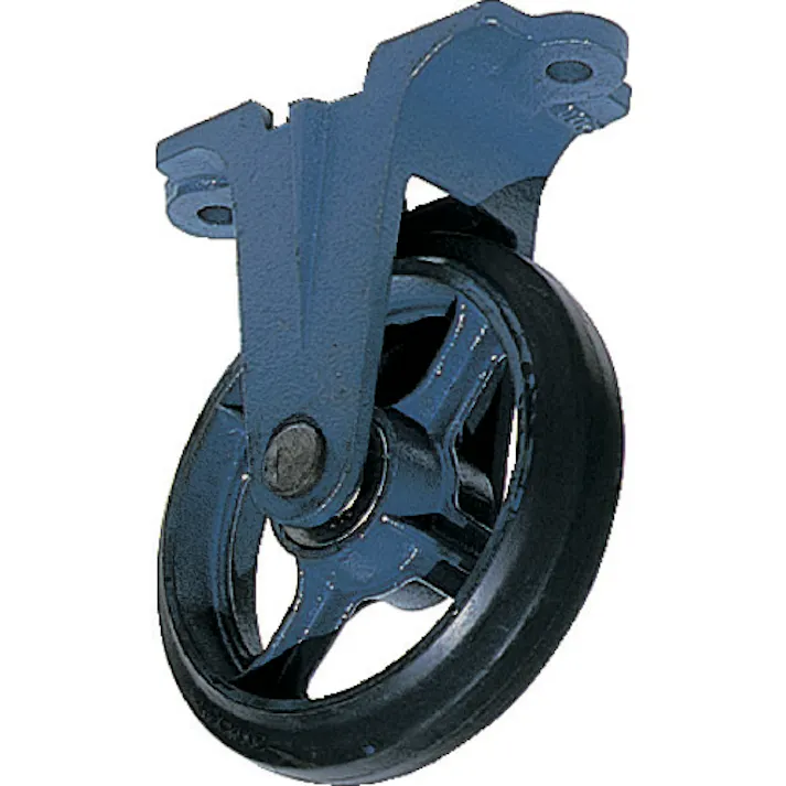 【CAINZ-DASH】京町産業車輌 鋳物製金具付ゴム車輪150MM AU-150【別送品】