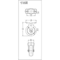 【CAINZ-DASH】京町産業車輌 鋳物製金具付ゴム車輪２００ＭＭ AU-200【別送品】