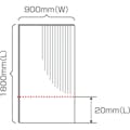 【CAINZ-DASH】積水化学工業 簡単養生プラベニヤ　３．０ｍｍ×９００ｍｍ×１．８ｍ　ナチュラル J5M4550【別送品】