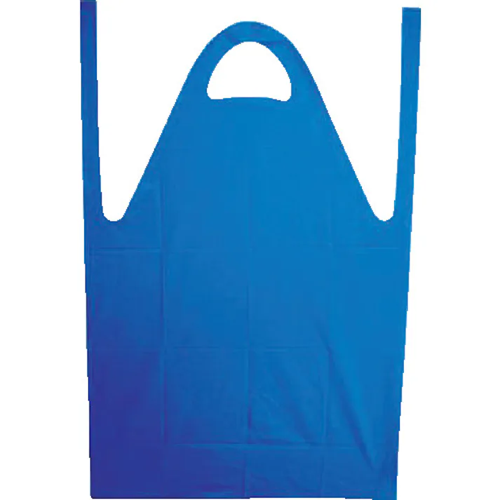 【CAINZ-DASH】積水化学工業 バリカルエプロン M 青 J5M5128【別送品】