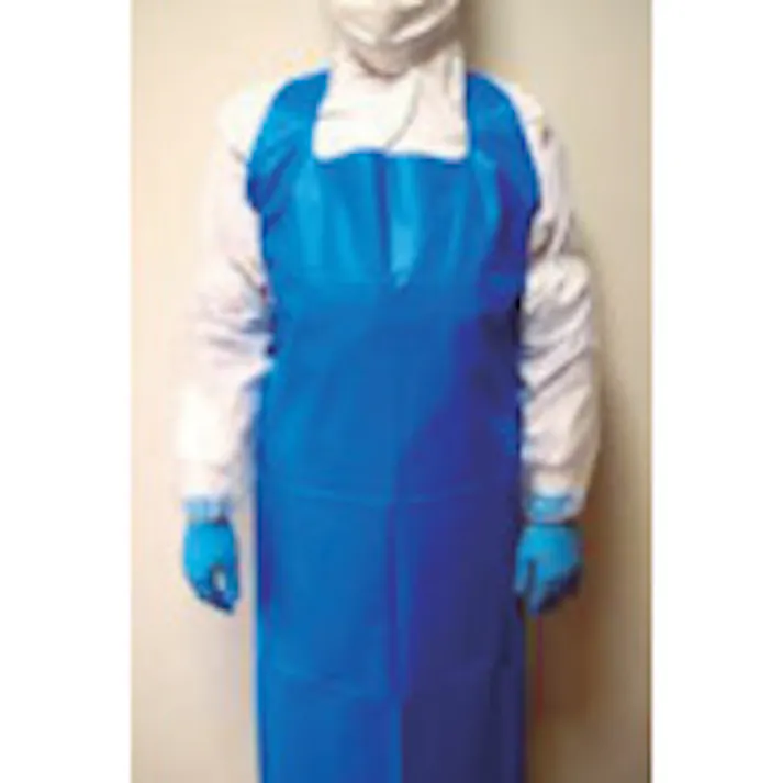 【CAINZ-DASH】積水化学工業 バリカルエプロン L 青 J5M5130【別送品】