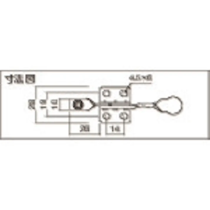 【CAINZ-DASH】大阪角田興業 ハンドル横型トグルクランプ No.01 KC-01【別送品】