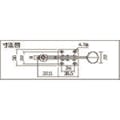 【CAINZ-DASH】大阪角田興業 ハンドル横型トグルクランプ　Ｎｏ．０３ KC-03【別送品】