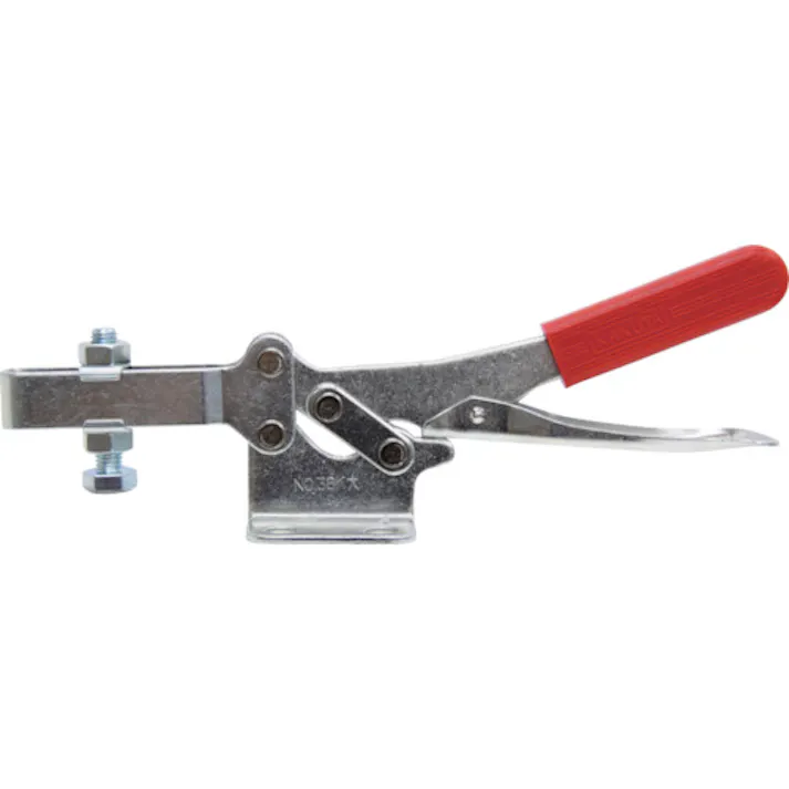 【CAINZ-DASH】大阪角田興業 ハンドル横型トグルクランプ(下方押え型) No.38K大 締圧力3.0kN KC-38K-L【別送品】