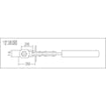 【CAINZ-DASH】大阪角田興業 ハンドル横型トグルクランプ　Ｎｏ．３８Ｃ小 KC-38C-S【別送品】