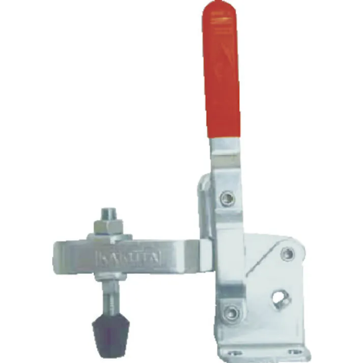 【CAINZ-DASH】大阪角田興業 ハンドル縦型トグルクランプ(下方押え型) No.HV650 締圧力3.4kN KC-HV650【別送品】