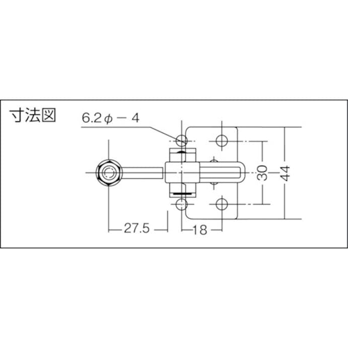 【CAINZ-DASH】大阪角田興業 ハンドル縦型トグルクランプ　Ｎｏ．４０Ａ KC-40A【別送品】