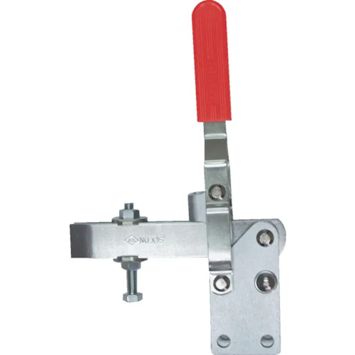 【CAINZ-DASH】大阪角田興業 ハンドル縦型トグルクランプ(下方押え型) No.X15 締圧力2.0kN KC-X15【別送品】