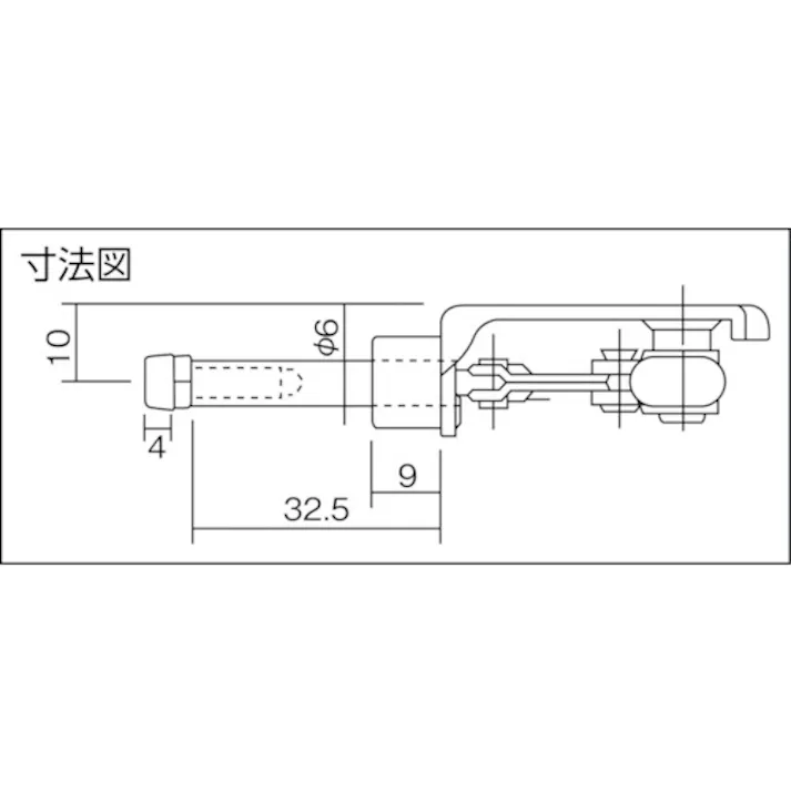 【CAINZ-DASH】大阪角田興業 押し引き兼用トグルクランプ No.SL50R KC-SL50R【別送品】