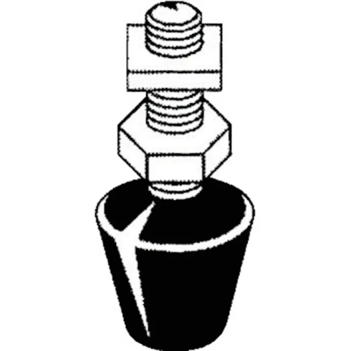 【CAINZ-DASH】大阪角田興業 ゴム付ボルト M4X13 RBT-4S【別送品】