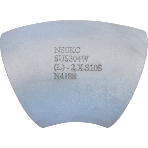 【CAINZ-DASH】ベンカン機工 Ｓ４５Ｌ１０Ｓステンレス鋼製エルボロング４５°１００Ａ S45L-10S-100A【別送品】