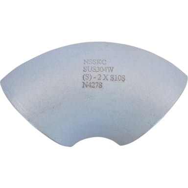 【CAINZ-DASH】ベンカン機工 Ｓ９０Ｓ１０Ｓステンレス鋼製エルボショート３２Ａ【別送品】