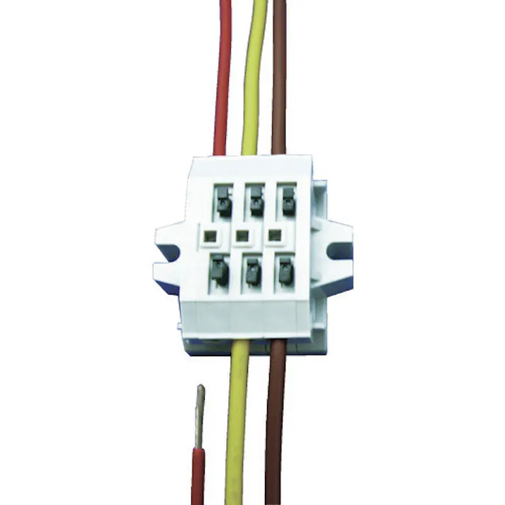 【CAINZ-DASH】サトーパーツ スクリューレス端子台 ML-1700-B-4P【別送品】