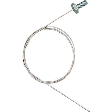【CAINZ-DASH】日栄インテック 吊り金具用ワイヤ　ＴＢワイヤー２．５Ｍ　（２本入）【別送品】