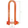 【CAINZ-DASH】大洋製器工業 強力長シャックル 4t(19×160)(1007561) TSL4X160【別送品】