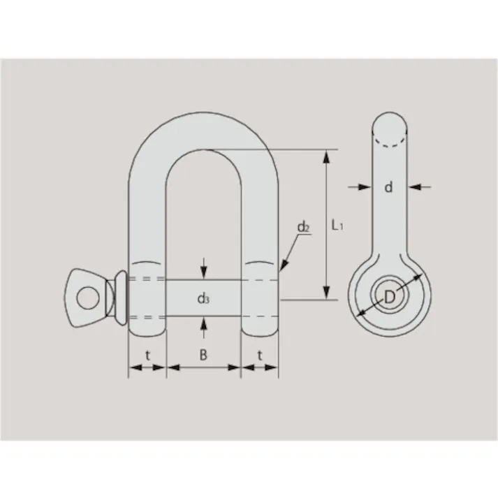 【CAINZ-DASH】大洋製器工業 SUS 捻込シャックル 鍛造製 ツバ付 6MM(3007340) SUSNGS6T【別送品】