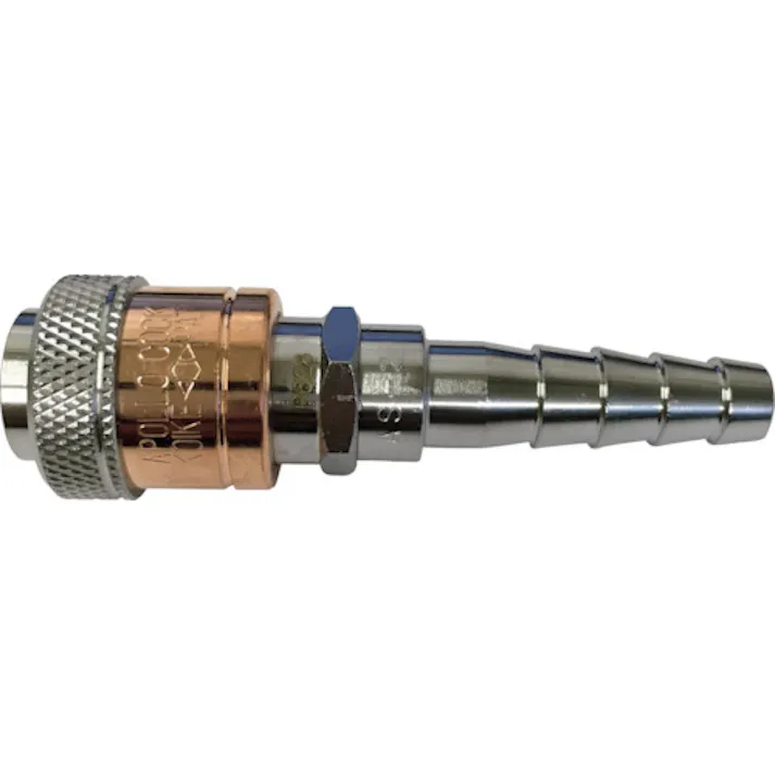 【CAINZ-DASH】小池酸素工業 アポロコック(ソケット) ホース用 適用流体燃料ガス 接続サイズφ10 S1A02152 AS-2-10【別送品】