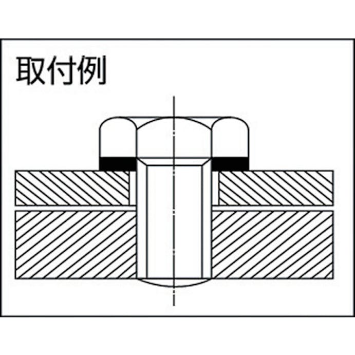 【CAINZ-DASH】武蔵オイルシール工業 シールワッシャ　ＳＷ　６Ｘ１０－Ａ（１０個入） SW 6-10【別送品】