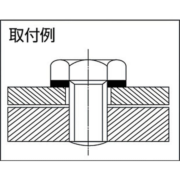 【CAINZ-DASH】武蔵オイルシール工業 シールワッシャ　ＳＷＳ　３Ｘ６．４－Ａ（１０個入） SWS 3-6.4【別送品】