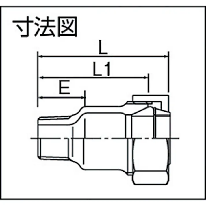 【CAINZ-DASH】リケン 配管継手 LAカップリング HI-LA型 オスアダプター 呼び径(A)15 G-HI-LA-AP-15A【別送品】