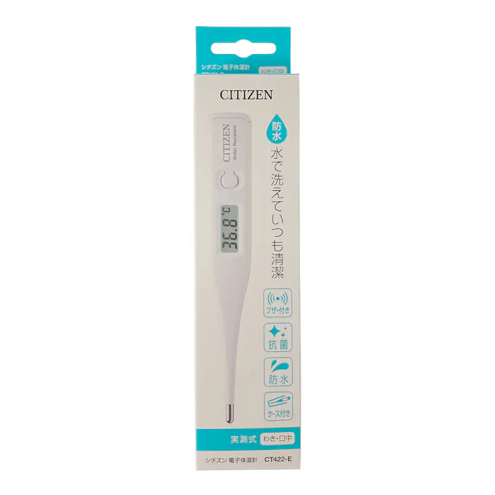 シチズン 電子体温計 実測式 CT422-E