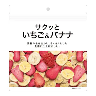 サクッといちご&バナナ