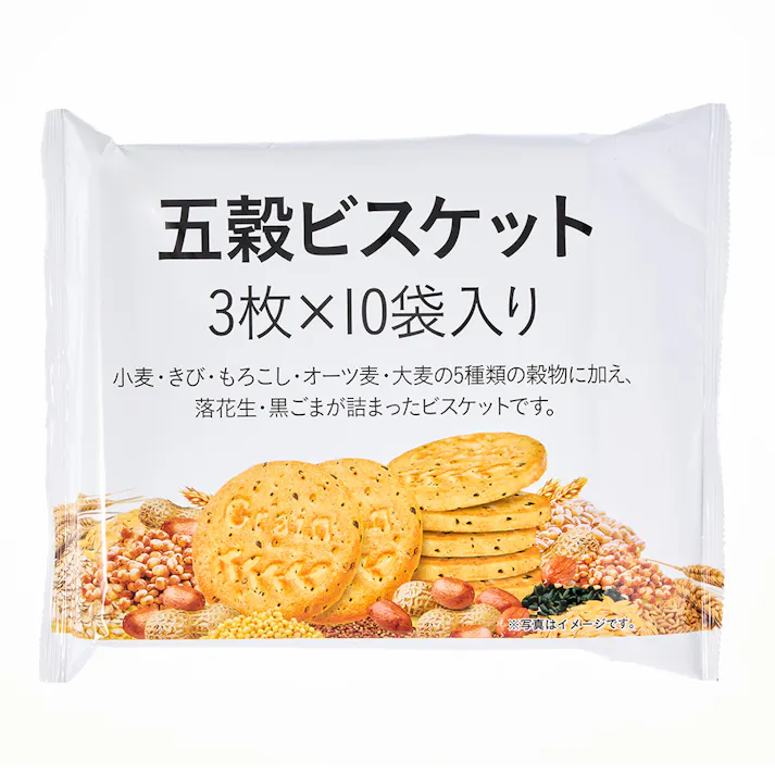 五穀ビスケット 3枚×10袋