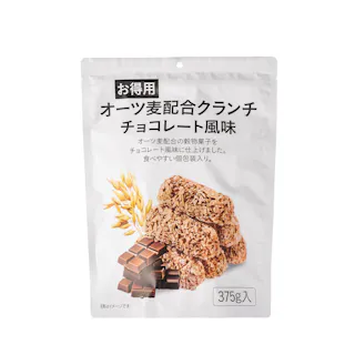 お得用 オーツ麦配合 クランチチョコレート風味 375g