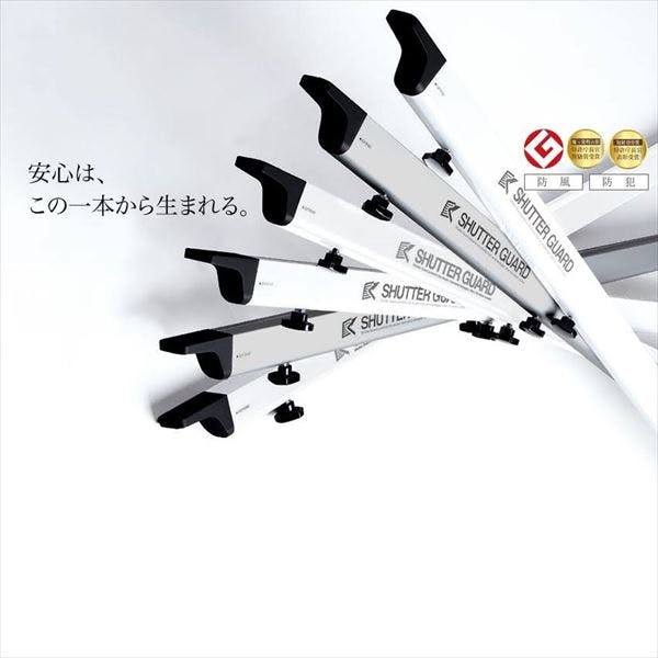 南国殖産 シャッターガード SG-250W ホワイト【SU】 | 台風
