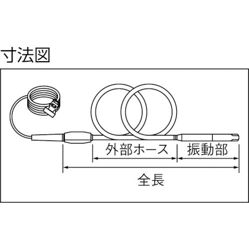 CAINZ-DASH】エクセン インナーバイブレータ フィンヘッド ３０φ ４ｍ