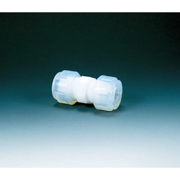 【CAINZ-DASH】フロンケミカル フッ素樹脂 接続ジョイントI型 12mm NR0042-004【別送品】