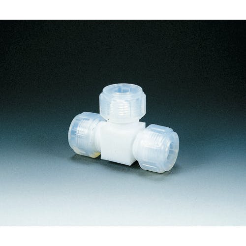 フロンケミカル フッ素樹脂 接続ジョイントT型 6mm NR0050-001 チューブ継手(フッ素樹脂) フロンケミカル フッ素樹脂 接続ジョイントT型 6mm NR0050-001 チューブ継手(フッ素樹脂)