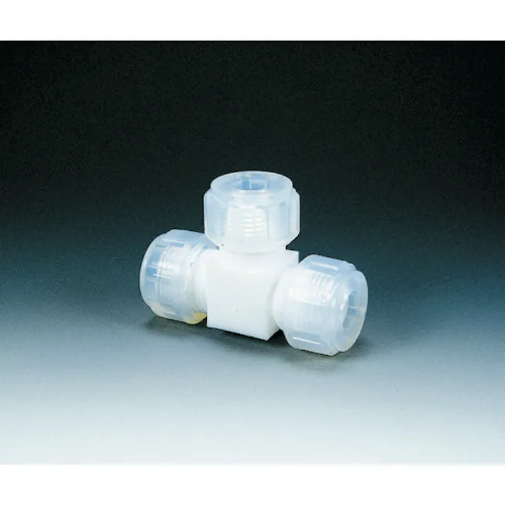 【CAINZ-DASH】フロンケミカル フッ素樹脂 接続ジョイントT型 6mm NR0050-001【別送品】